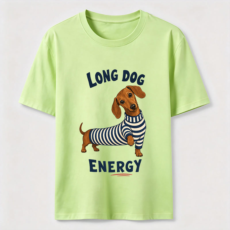 Long Dog Energy Dachshund Classic T-Shirt