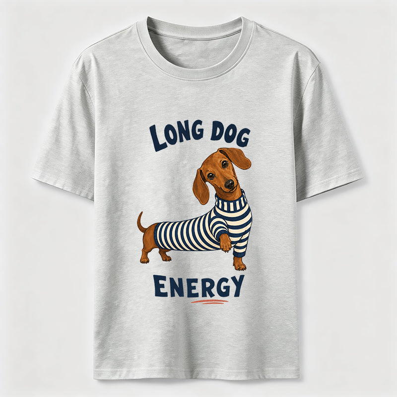 Long Dog Energy Dachshund Classic T-Shirt