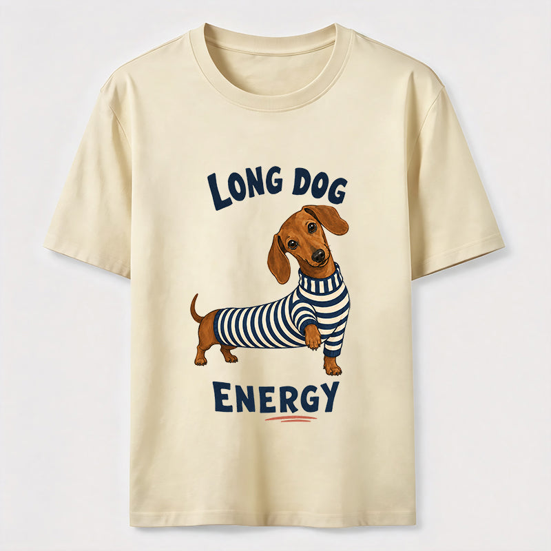 Long Dog Energy Dachshund Classic T-Shirt