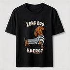 Long Dog Energy Dachshund Classic T-Shirt