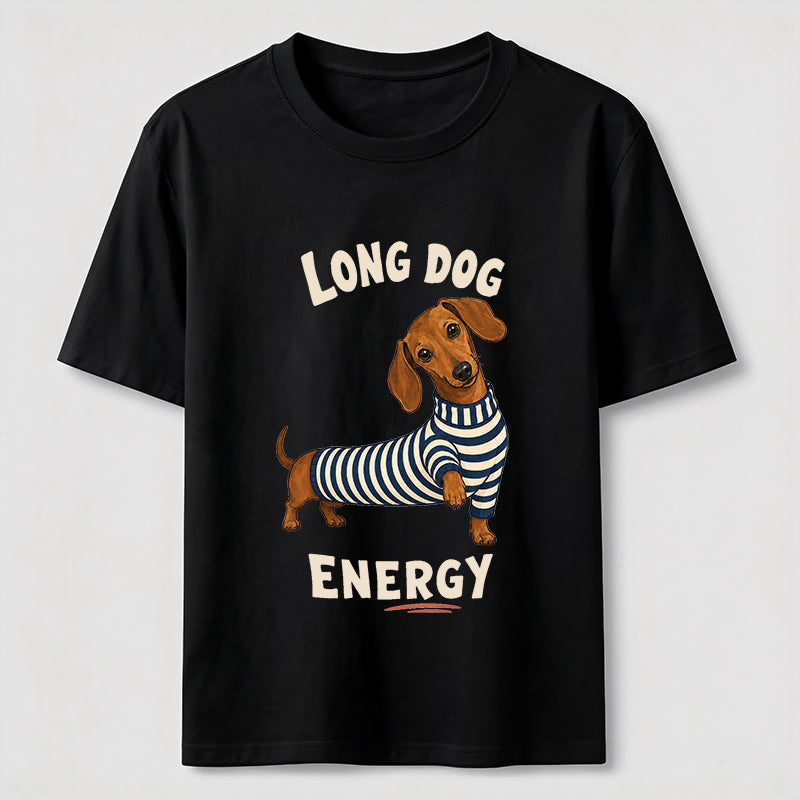 Long Dog Energy Dachshund Classic T-Shirt