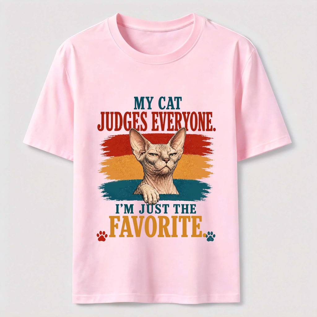 My Cat Judges Everyone Classic T-Shirt