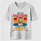 My Cat Judges Everyone Classic T-Shirt