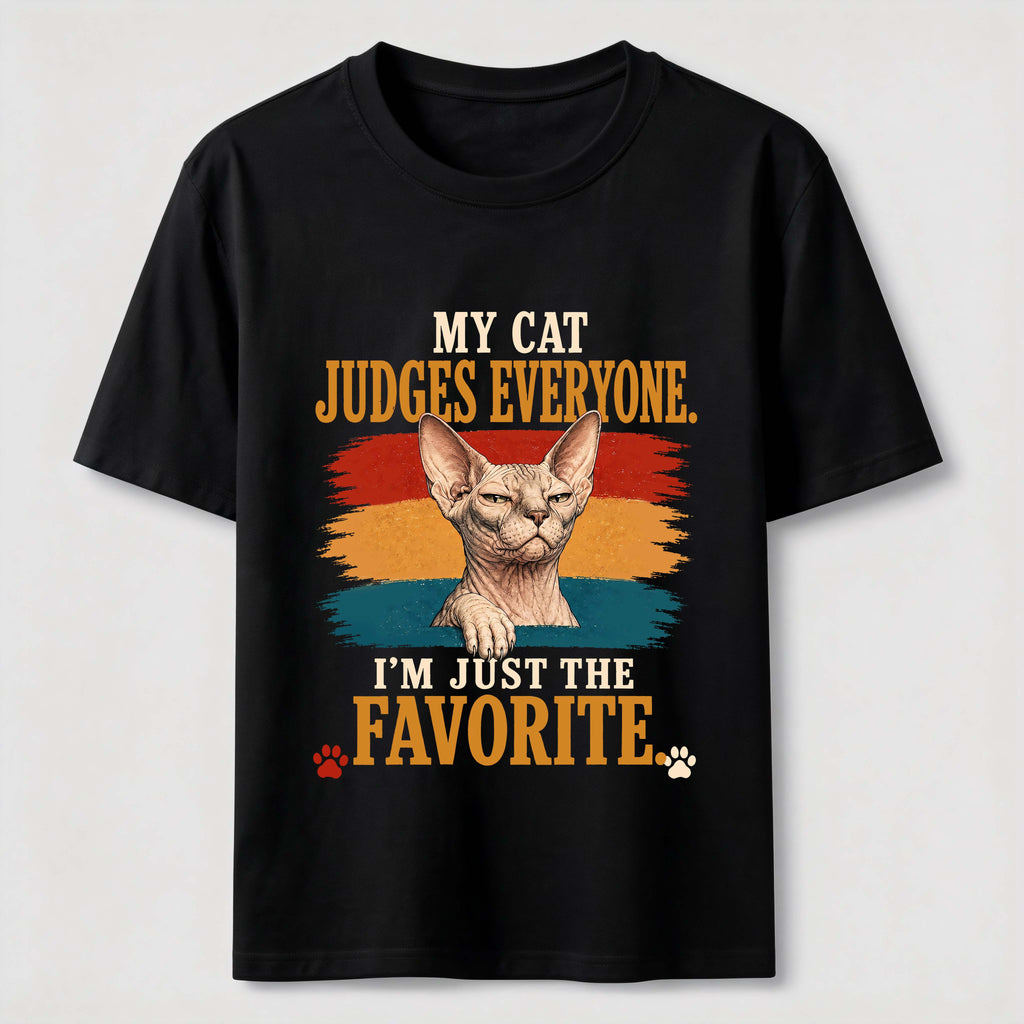 My Cat Judges Everyone Classic T-Shirt