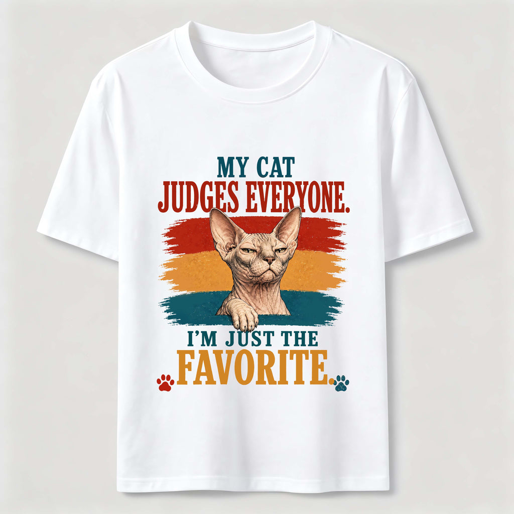 My Cat Judges Everyone Classic T-Shirt