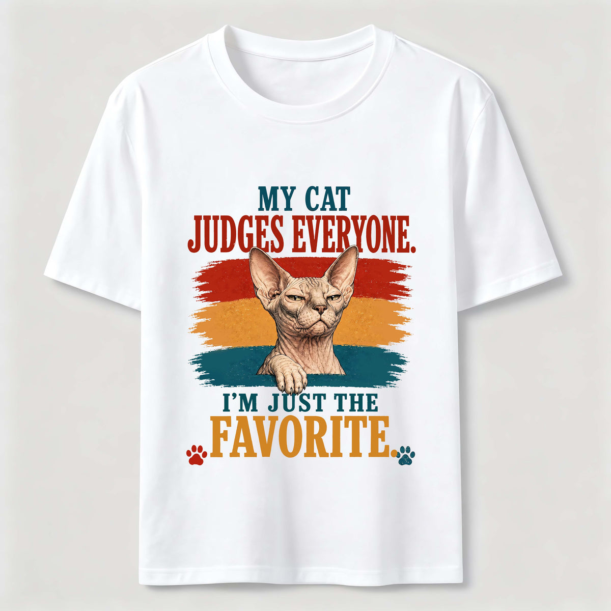 My Cat Judges Everyone Classic T-Shirt