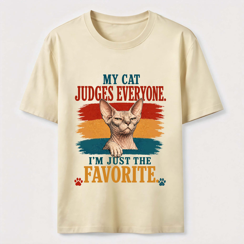 My Cat Judges Everyone Classic T-Shirt
