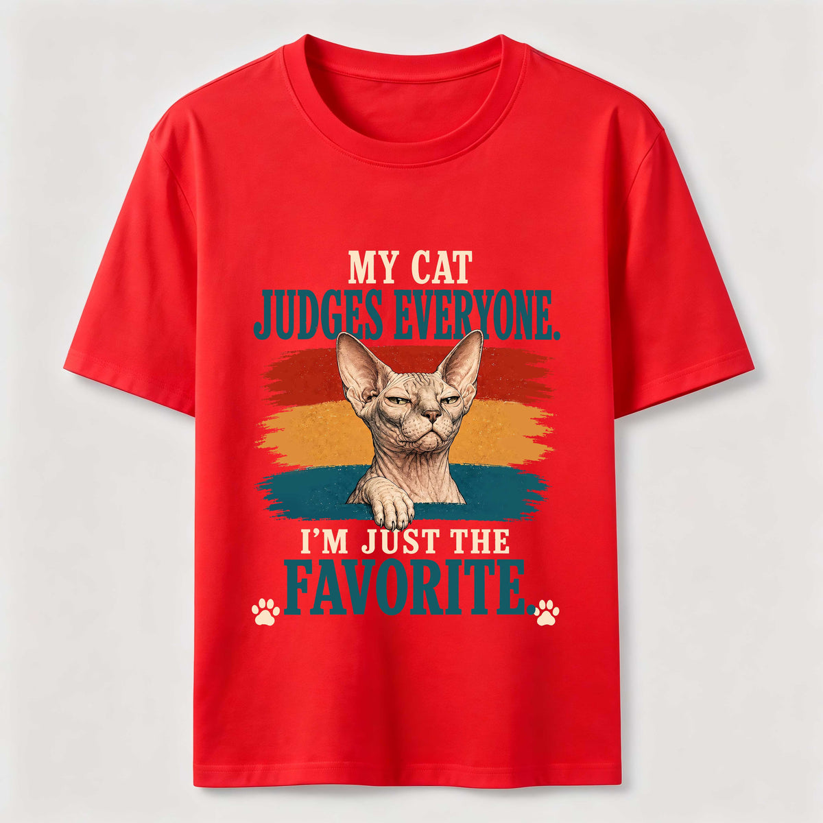 My Cat Judges Everyone Classic T-Shirt