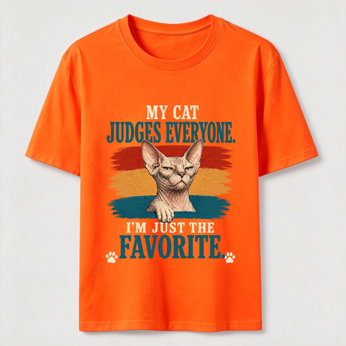 My Cat Judges Everyone Classic T-Shirt
