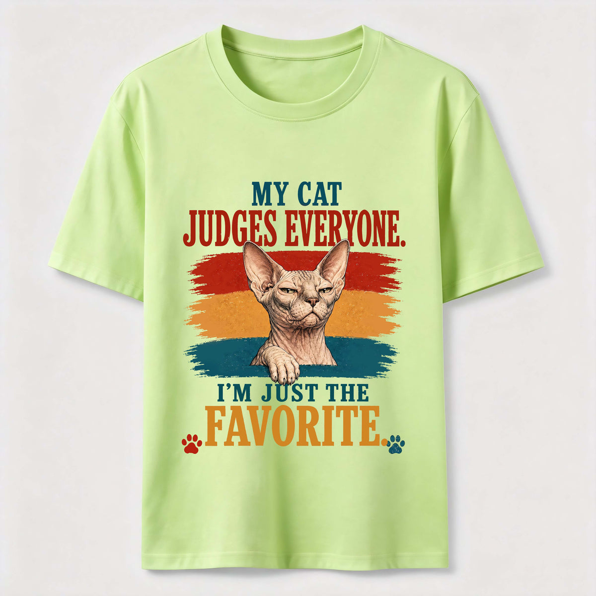 My Cat Judges Everyone Classic T-Shirt