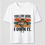 You Live Here I Own It Cat Classic T-Shirt