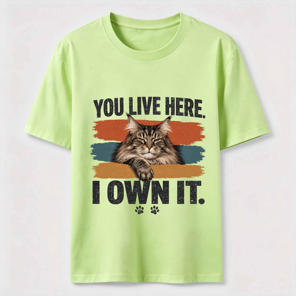You Live Here I Own It Cat Classic T-Shirt