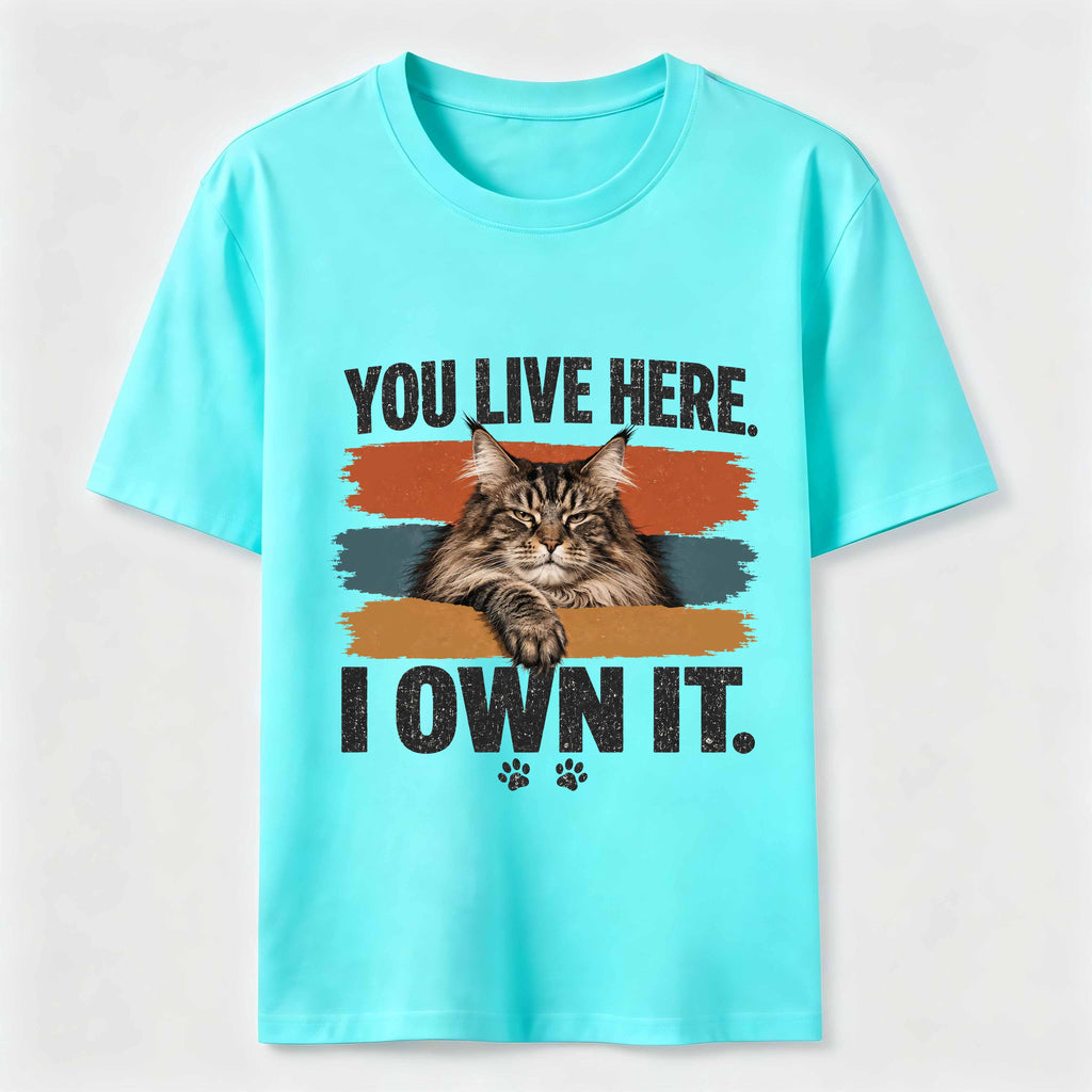 You Live Here I Own It Cat Classic T-Shirt