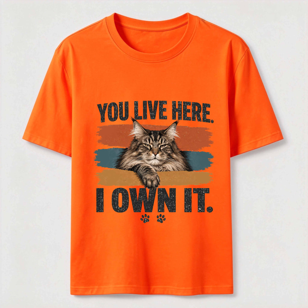 You Live Here I Own It Cat Classic T-Shirt