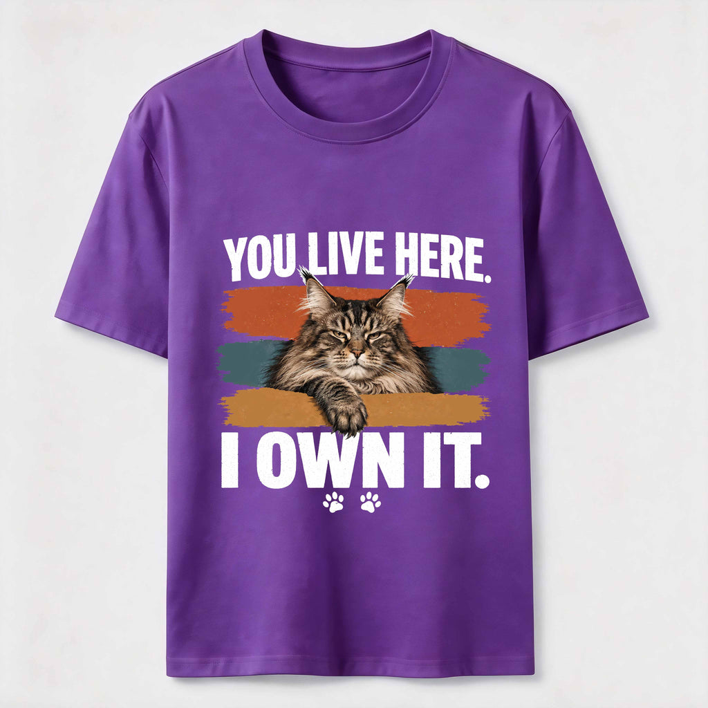 You Live Here I Own It Cat Classic T-Shirt