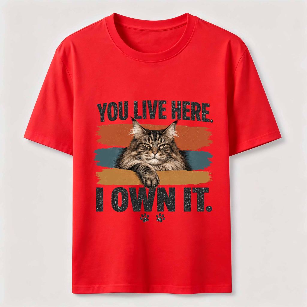 You Live Here I Own It Cat Classic T-Shirt