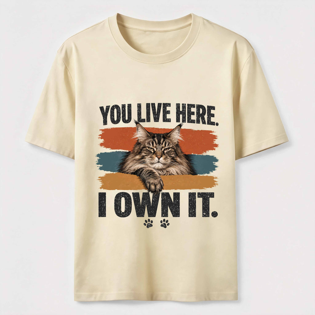 You Live Here I Own It Cat Classic T-Shirt