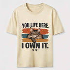 You Live Here I Own It Cat Classic T-Shirt