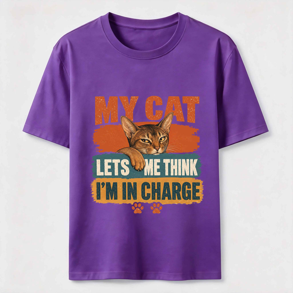 My Cat Lets Me Think I’m in Charge Classic T-Shirt