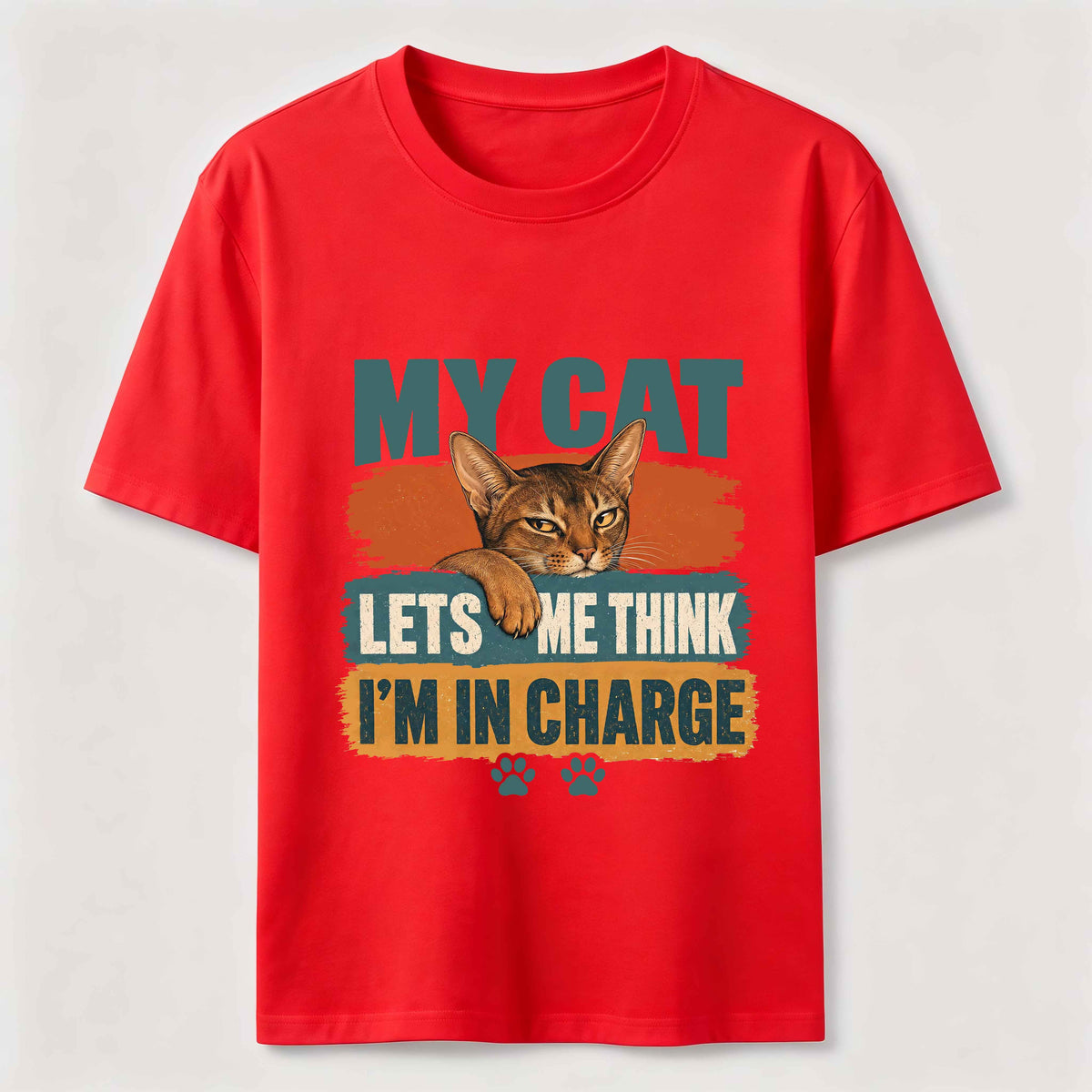 My Cat Lets Me Think I’m in Charge Classic T-Shirt