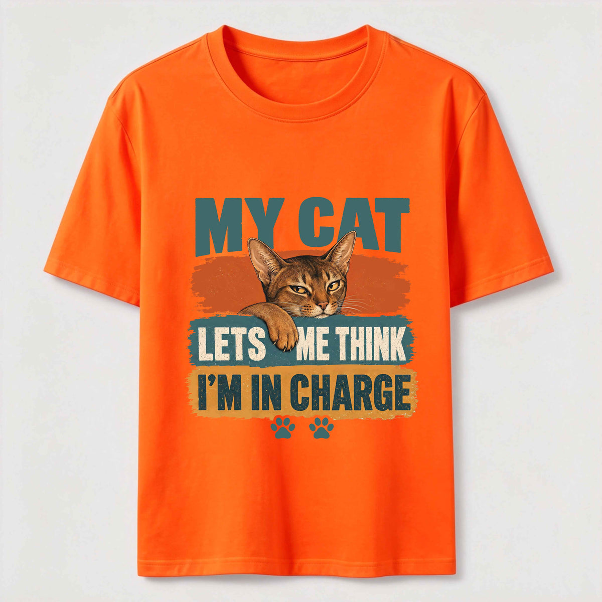 My Cat Lets Me Think I’m in Charge Classic T-Shirt