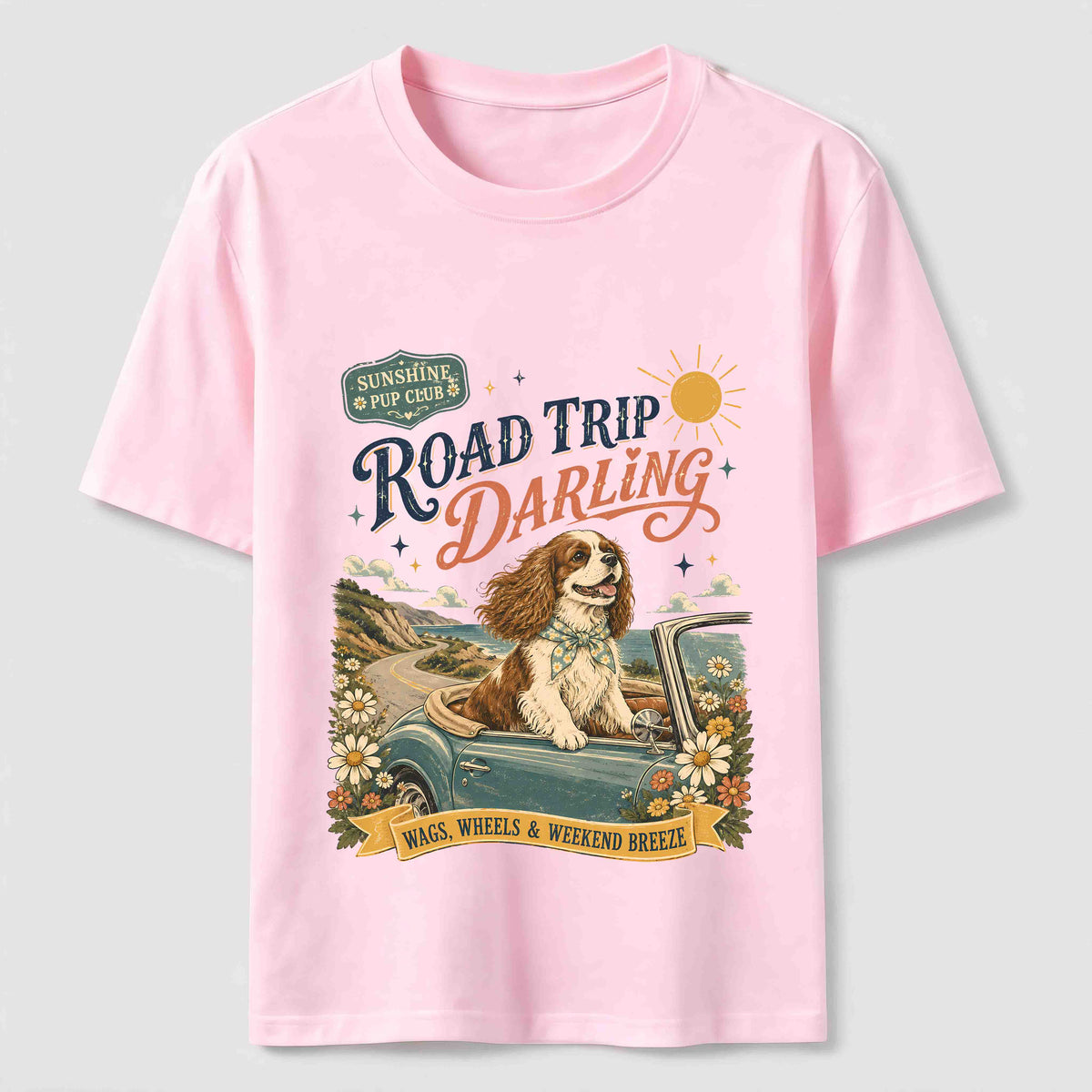 Road Trip Darling Dog Classic T-Shirt