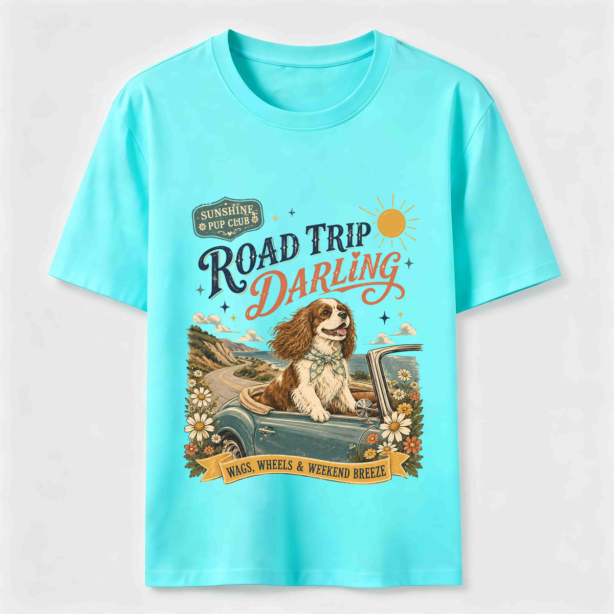 Road Trip Darling Dog Classic T-Shirt