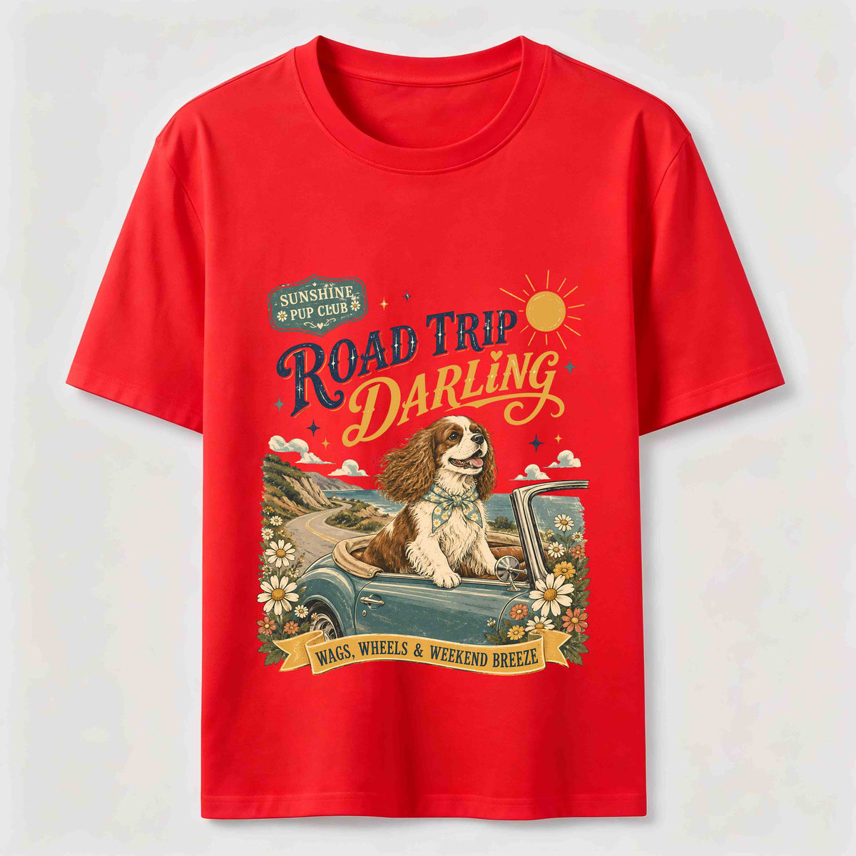 Road Trip Darling Dog Classic T-Shirt