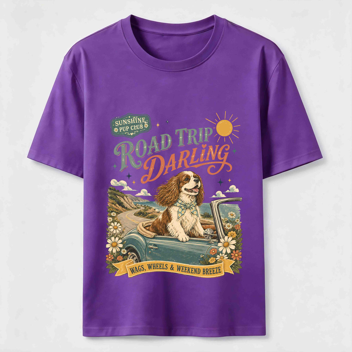 Road Trip Darling Dog Classic T-Shirt