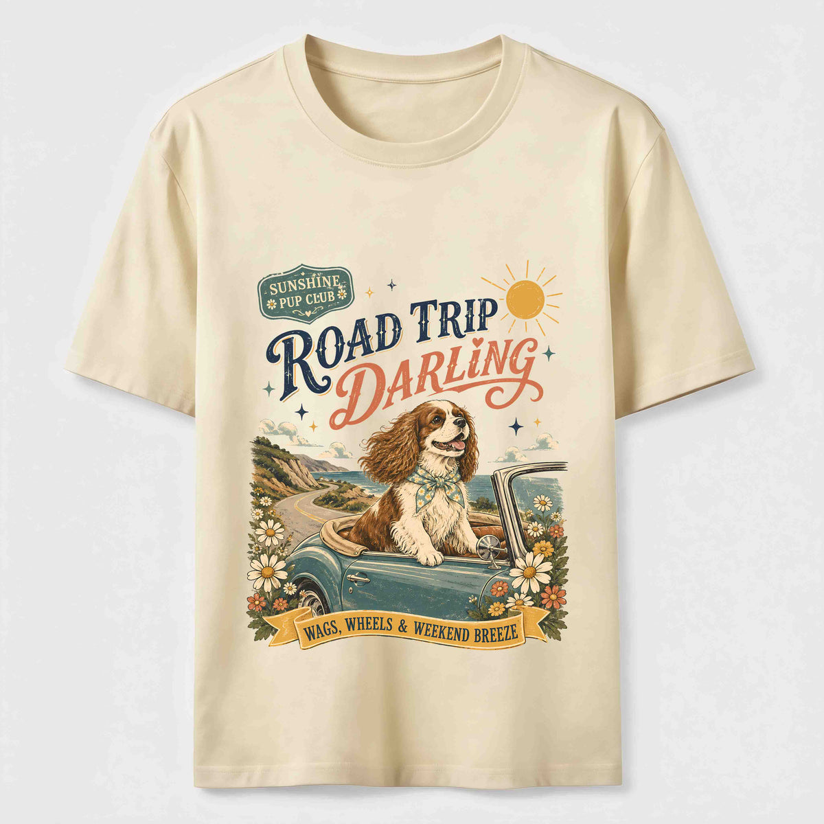 Road Trip Darling Dog Classic T-Shirt
