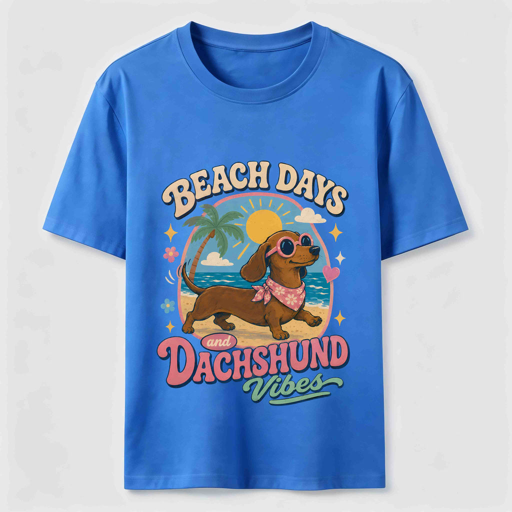 Beach Days Dachshund Vibes Classic T-Shirt