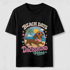 Beach Days Dachshund Vibes Classic T-Shirt