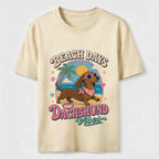 Beach Days Dachshund Vibes Classic T-Shirt