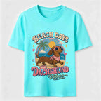 Beach Days Dachshund Vibes Classic T-Shirt