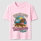 Beach Days Dachshund Vibes Classic T-Shirt