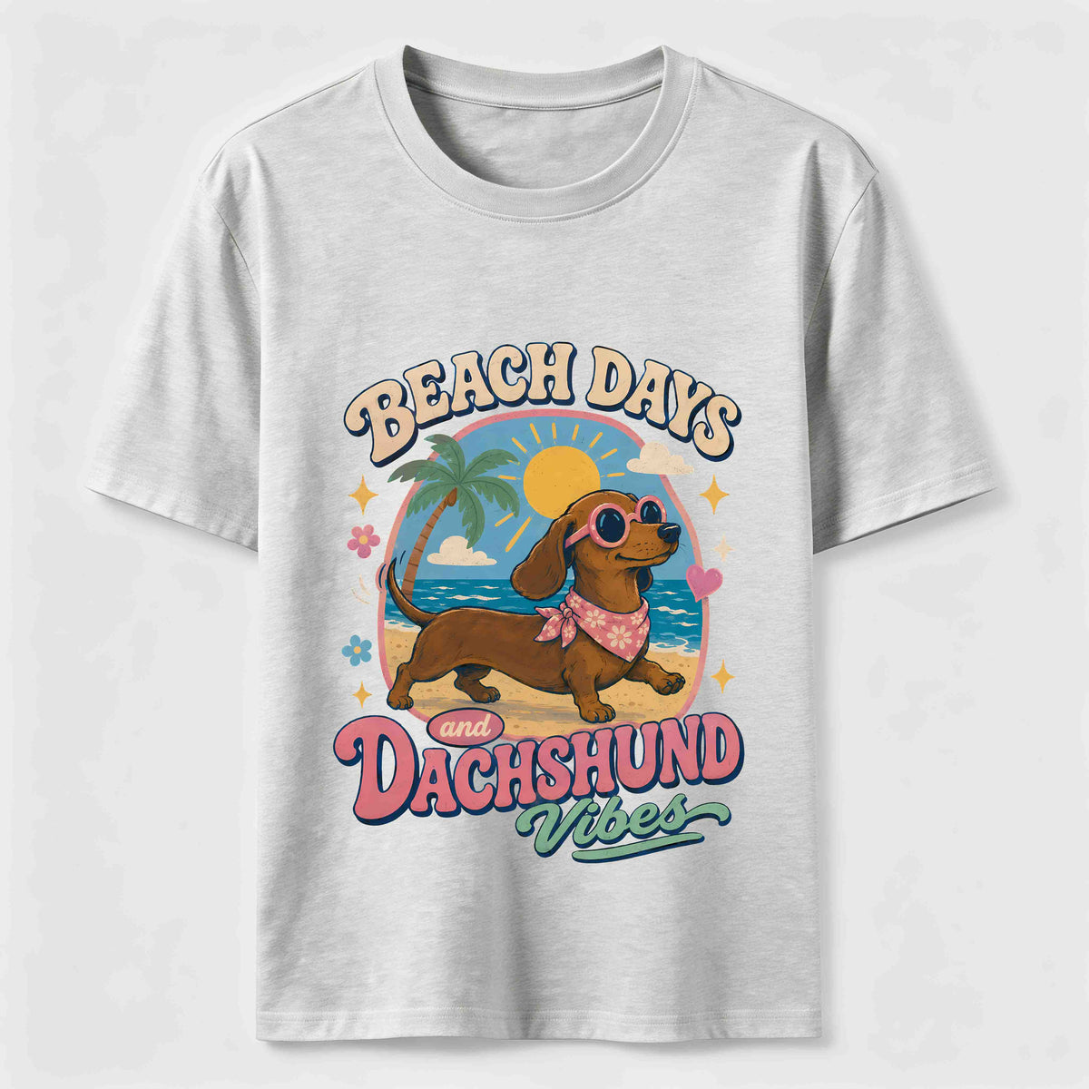 Beach Days Dachshund Vibes Classic T-Shirt