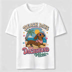 Beach Days Dachshund Vibes Classic T-Shirt