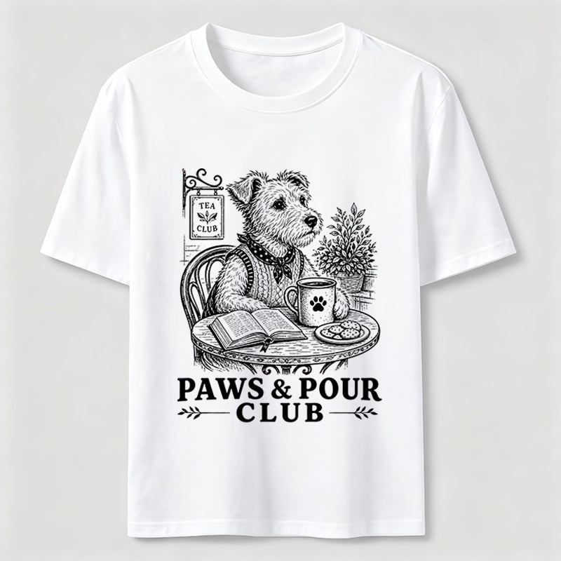 Paws and Pour Tea Dog Classic T-Shirt