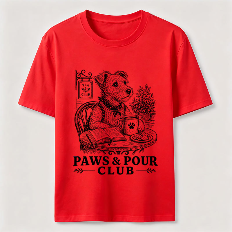 Paws and Pour Tea Dog Classic T-Shirt