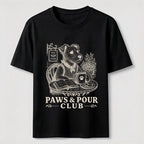 Paws and Pour Tea Dog Classic T-Shirt