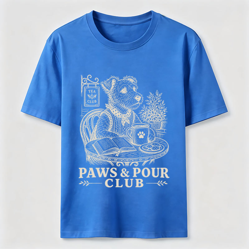 Paws and Pour Tea Dog Classic T-Shirt
