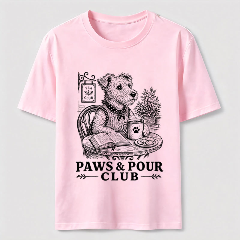 Paws and Pour Tea Dog Classic T-Shirt