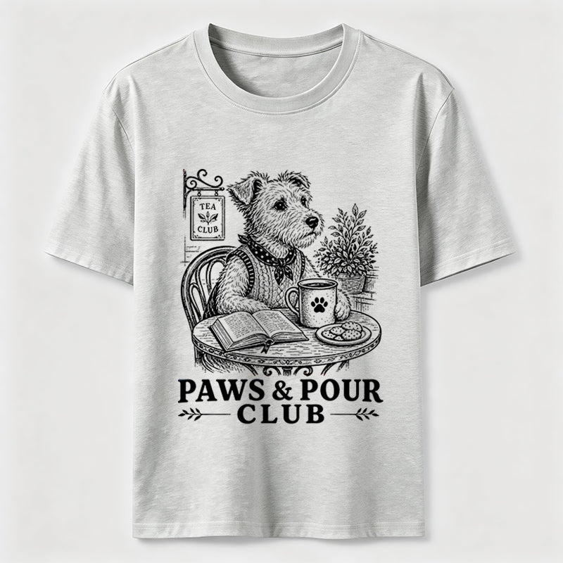 Paws and Pour Tea Dog Classic T-Shirt