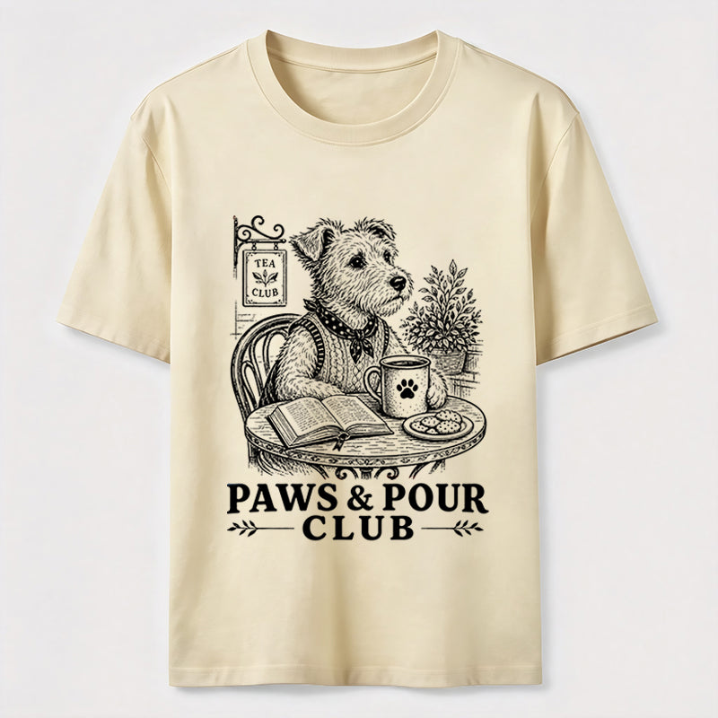 Paws and Pour Tea Dog Classic T-Shirt