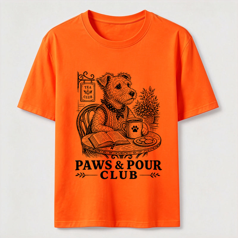 Paws and Pour Tea Dog Classic T-Shirt