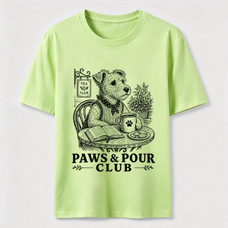 Paws and Pour Tea Dog Classic T-Shirt