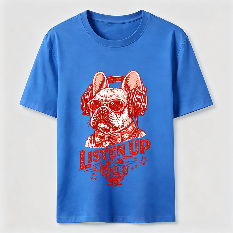 Listen Up Frenchie Music Classic T-Shirt
