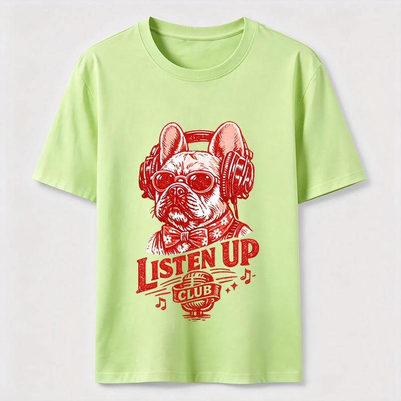 Listen Up Frenchie Music Classic T-Shirt