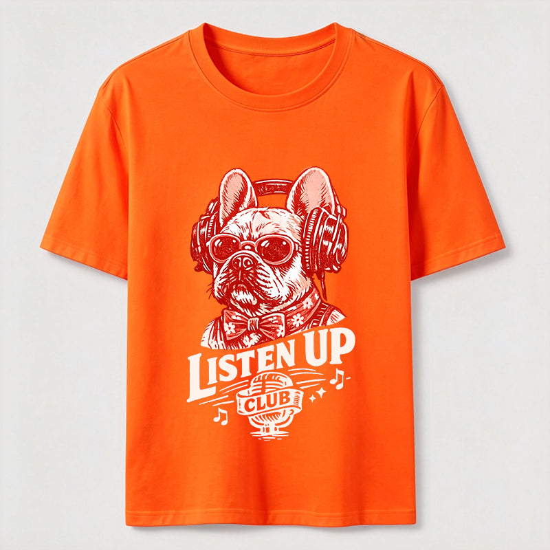 Listen Up Frenchie Music Classic T-Shirt