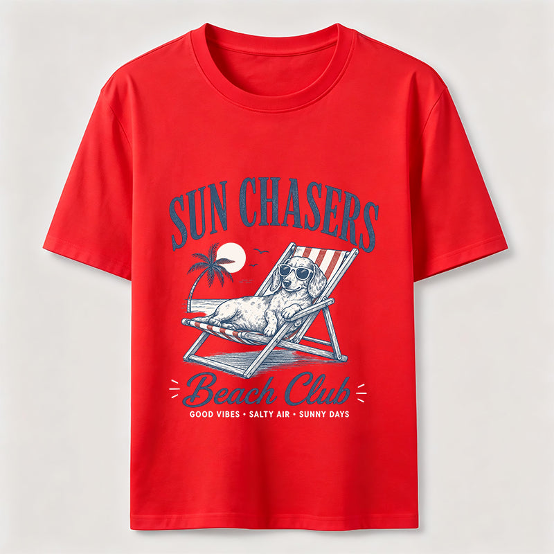 Sun Chasers Beach Dog Classic T-Shirt
